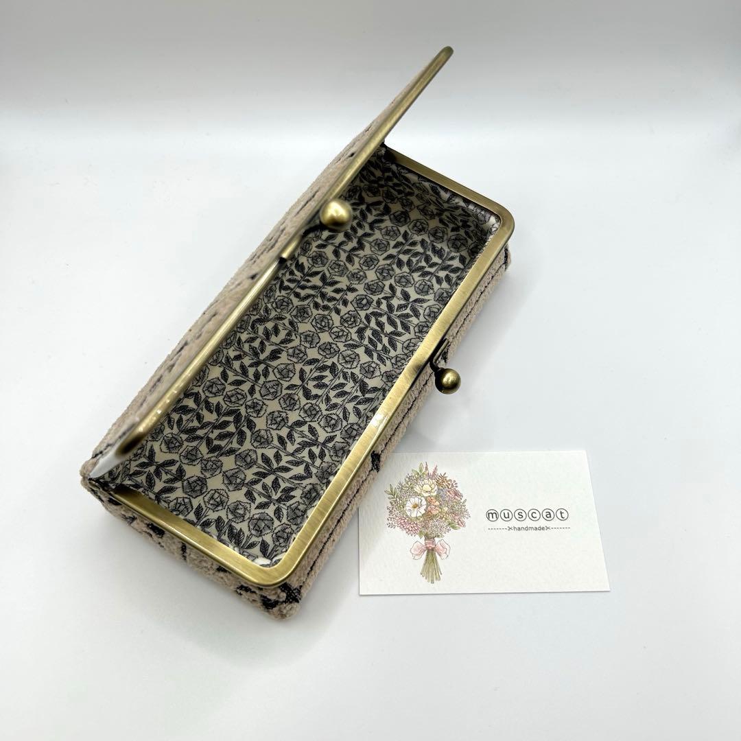 みや⚮̈ ミナペルホネン/ボックスがま口・大/2点まとめ