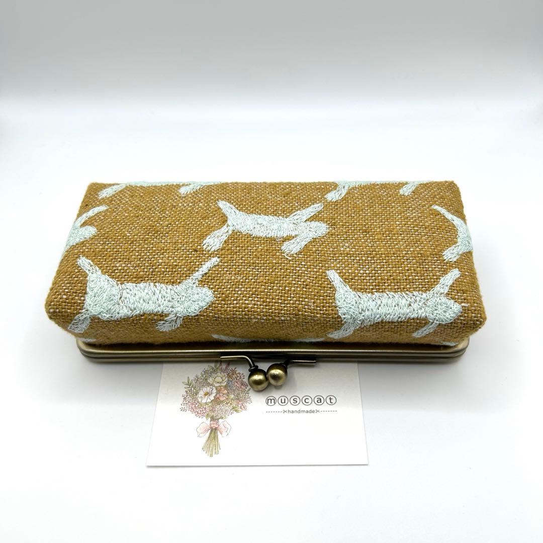 みや⚮̈ ミナペルホネン/ボックスがま口・大/2点まとめ