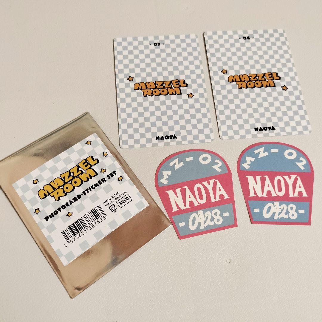 ス*シ様 MAZZEL NAOYA ナオヤ まぜべや フォトカード ステッカー
