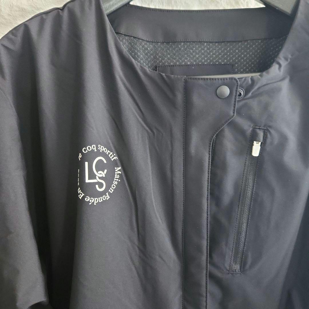 新品 ルコックスポルティフゴルフ ジャケット 黒L 暖かい le coq
