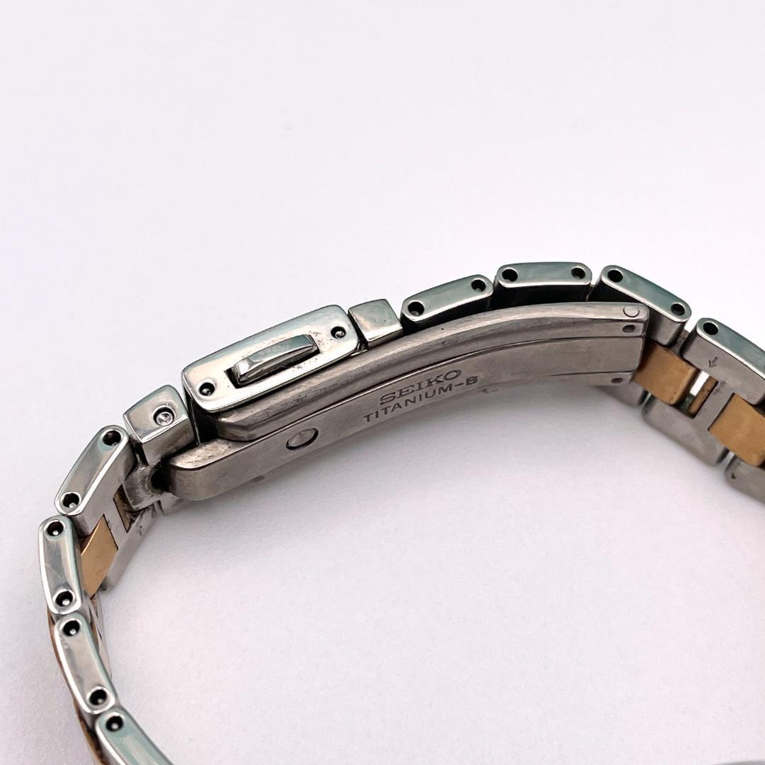 セイコー ルキア 電波ソーラー メンズ腕時計 チタン 軽量 ビジネス カジュアル