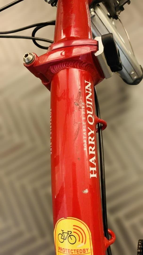 HARRY QUINN 折りたたみ自転車 赤