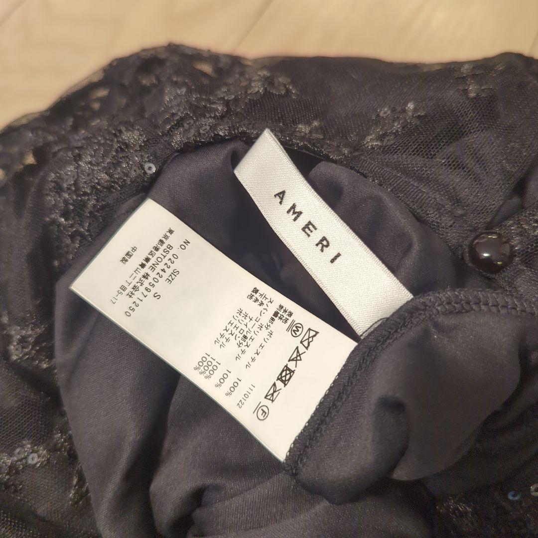 Ameri　SPANGLE LACE ROMPERS