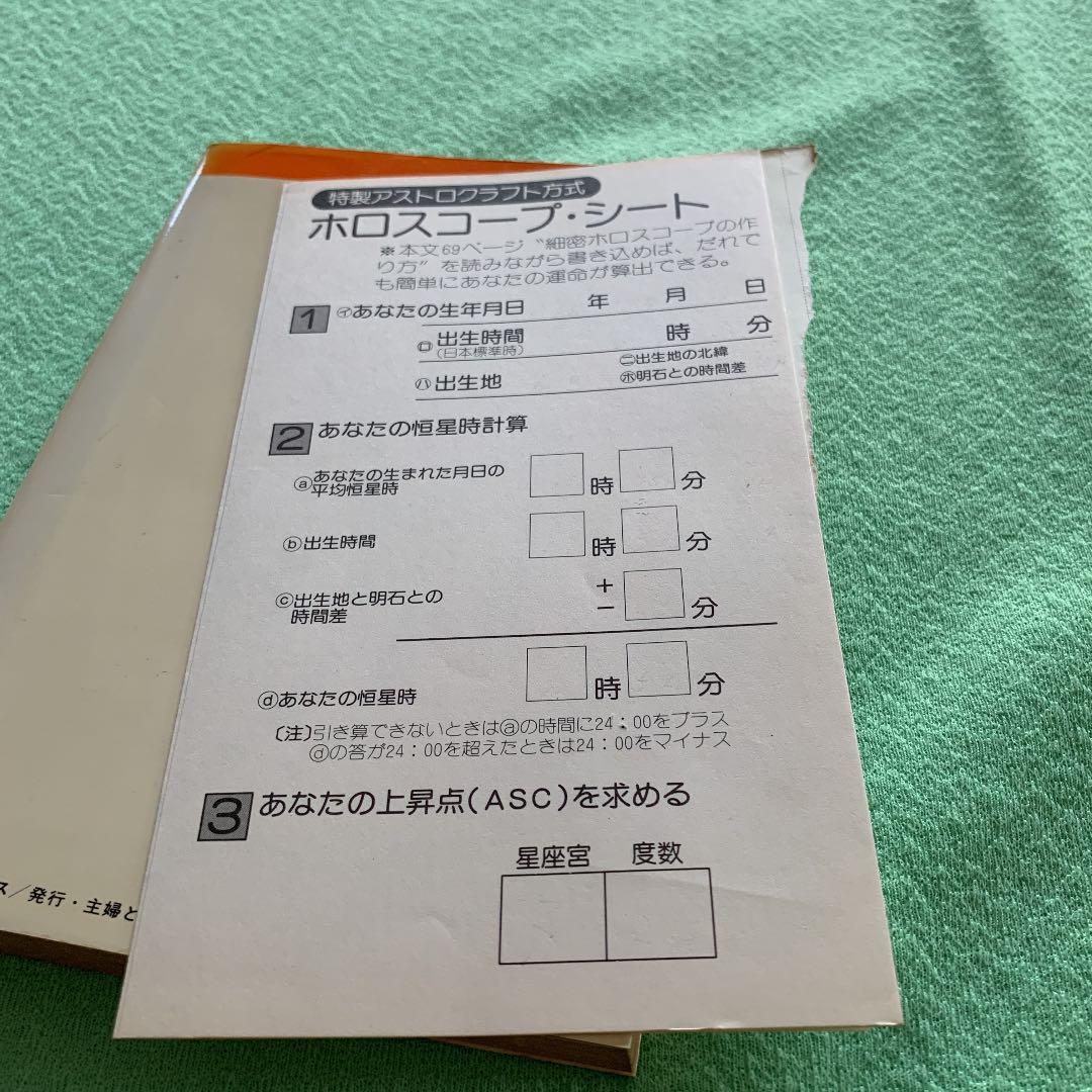 糸川英夫の細密占星術　21世紀ブックス　主婦と生活社　昭和54年　希少
