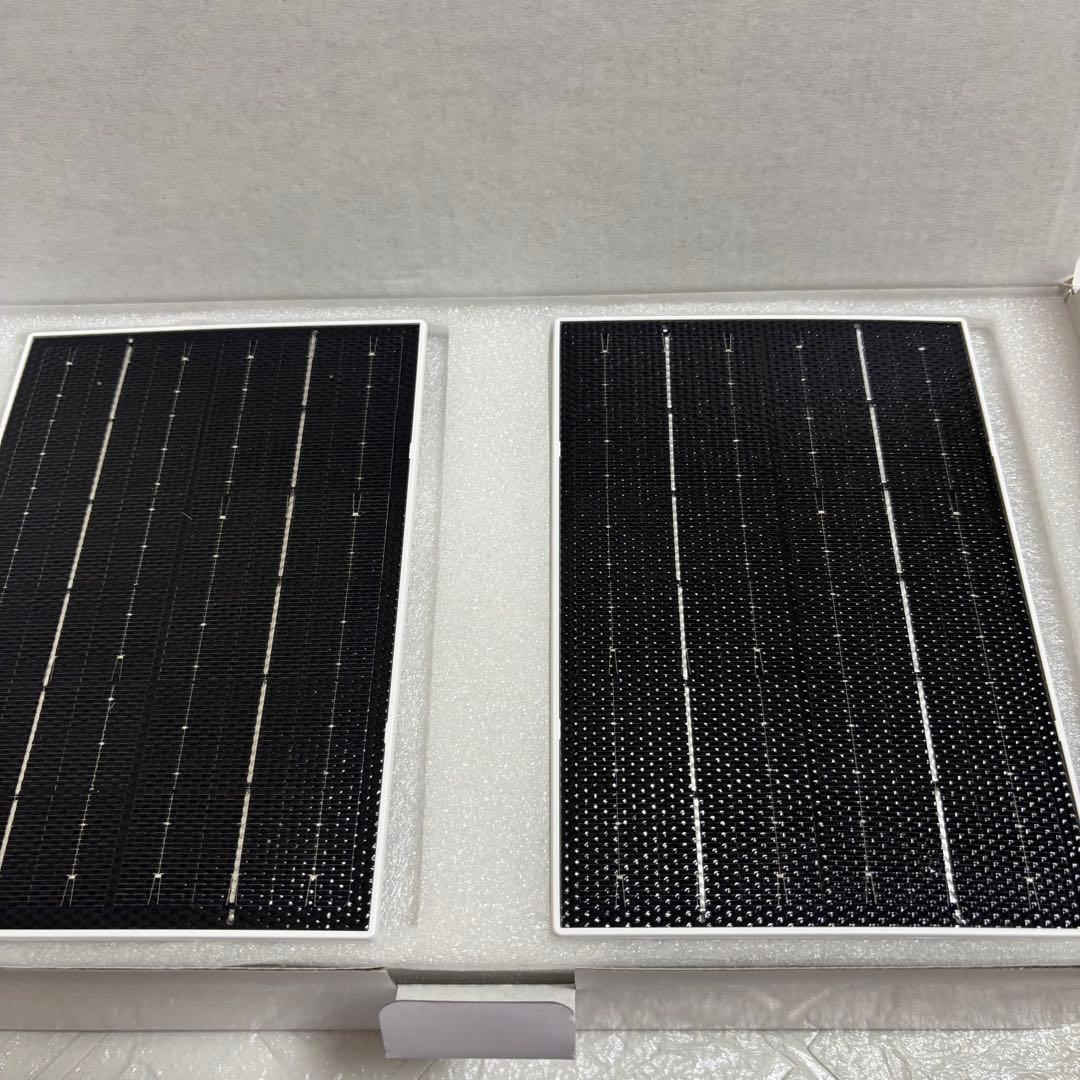 1品限り❤️防犯カメラ 屋外 ソーラー 400万画素 2台 13インチモニター付き