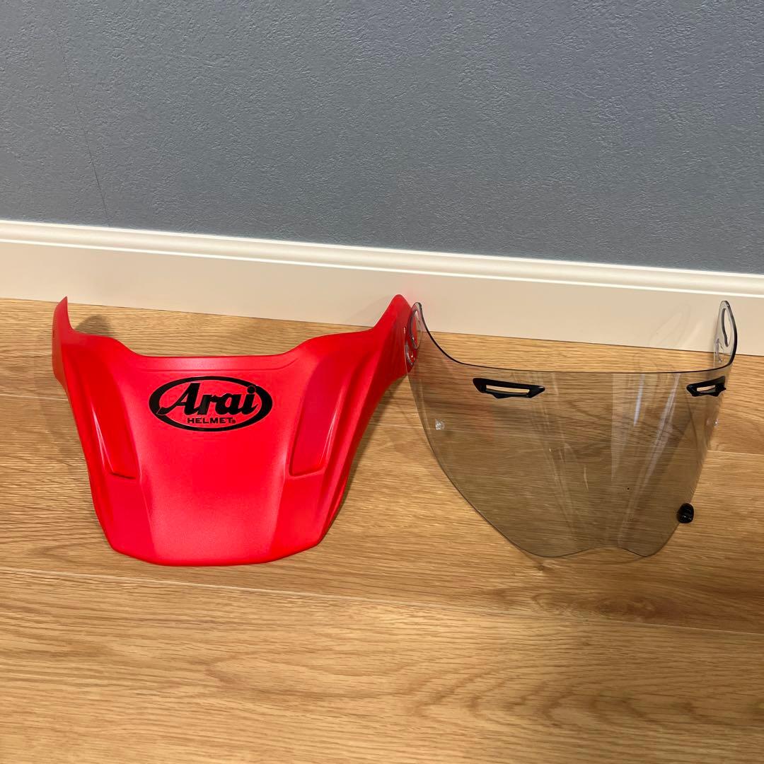Arai ツアークロス　ターミネーター仕様61〜62 ㎝　バイザー、シールドあり