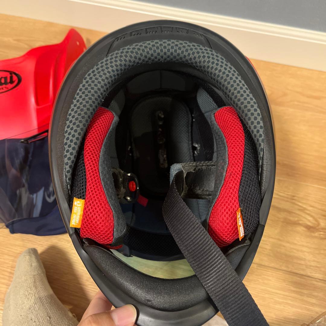 Arai ツアークロス　ターミネーター仕様61〜62 ㎝　バイザー、シールドあり