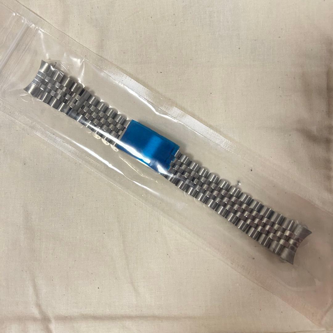 【新品未使用】ジュビリーブレス　時計　ベルト　ステンレススチールシルバー19mm