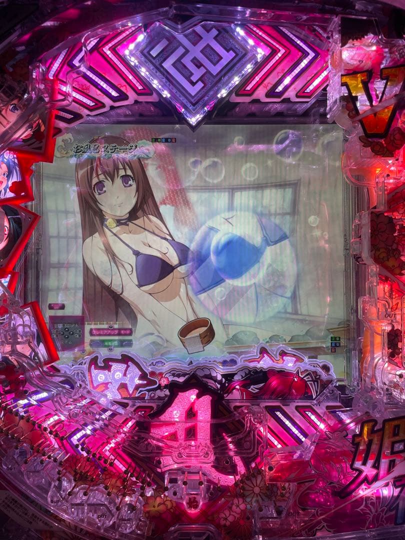 パチンコセル　P百花繚乱FM-JF ミドル　中古　無加工　ディ・ライト