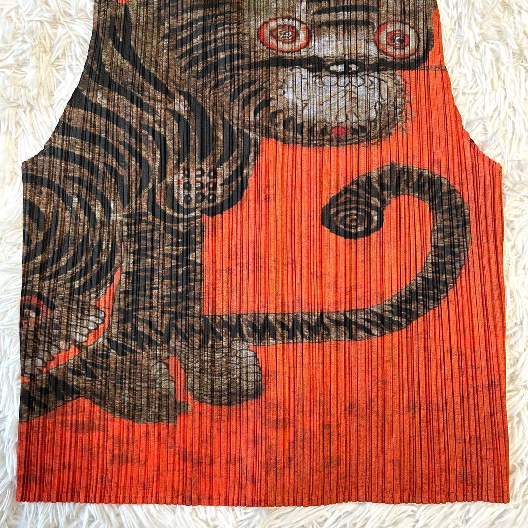 希少✨プリーツプリーズ タイガーキャット Tiger Cat ベスト ジレ