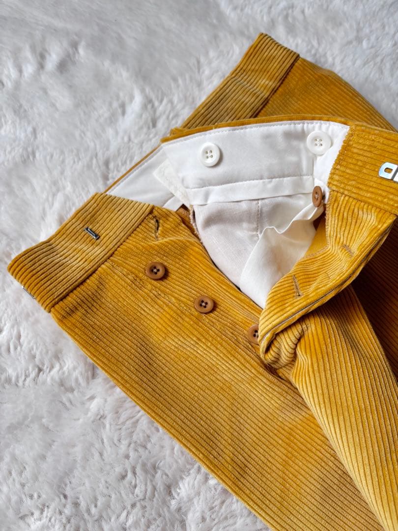 CORDINGS/コーディングス コーデュロイ トラウザーズ マスタード 美品