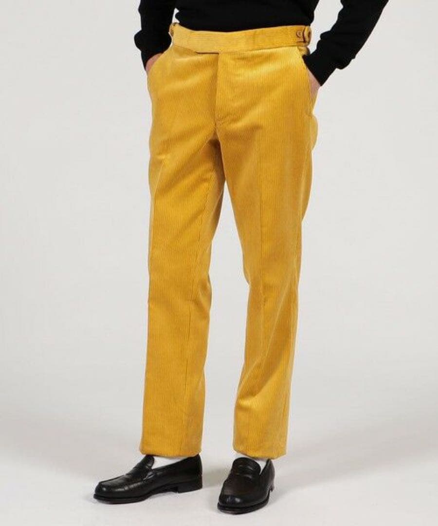 CORDINGS/コーディングス コーデュロイ トラウザーズ マスタード 美品