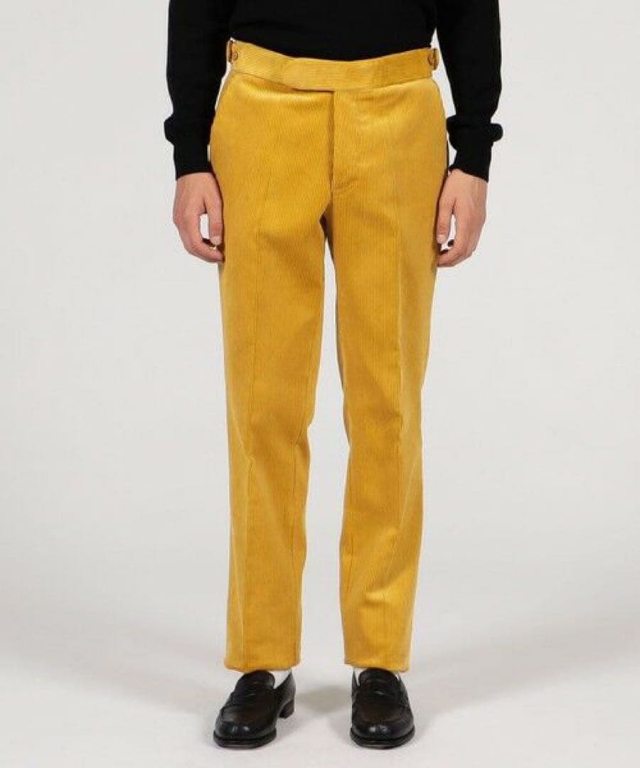 CORDINGS/コーディングス コーデュロイ トラウザーズ マスタード 美品