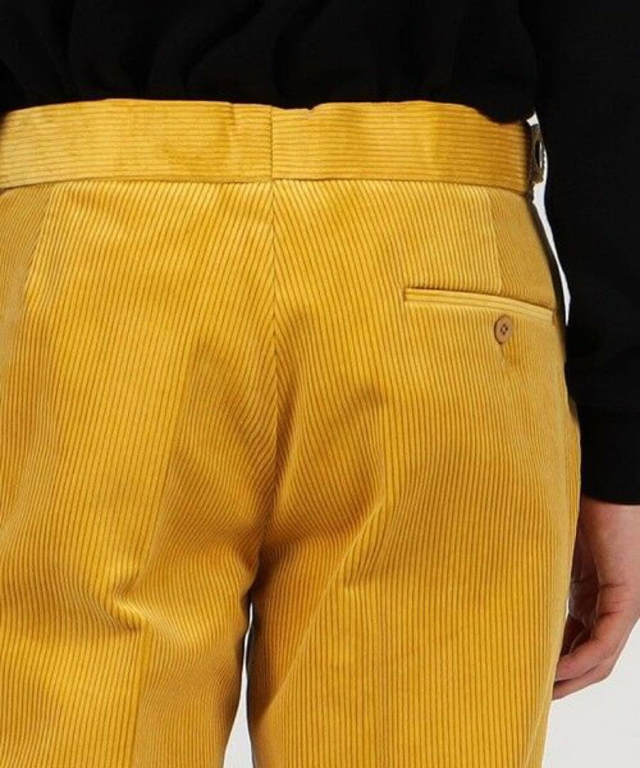 CORDINGS/コーディングス コーデュロイ トラウザーズ マスタード 美品
