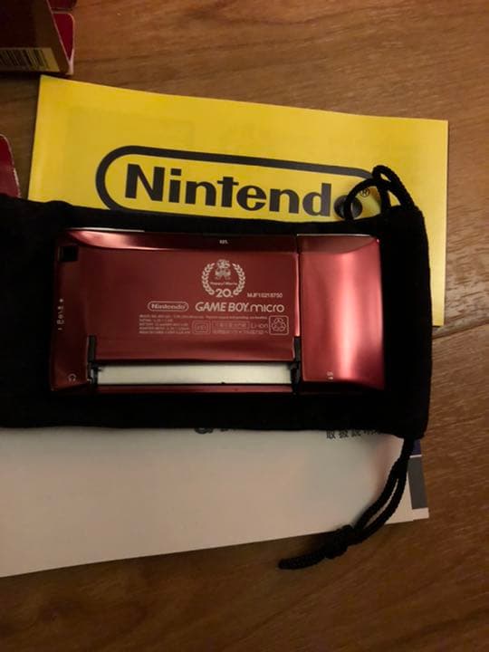 GAMEBOY micro ニンテンドー ゲームボーイミクロ 20周年モデル