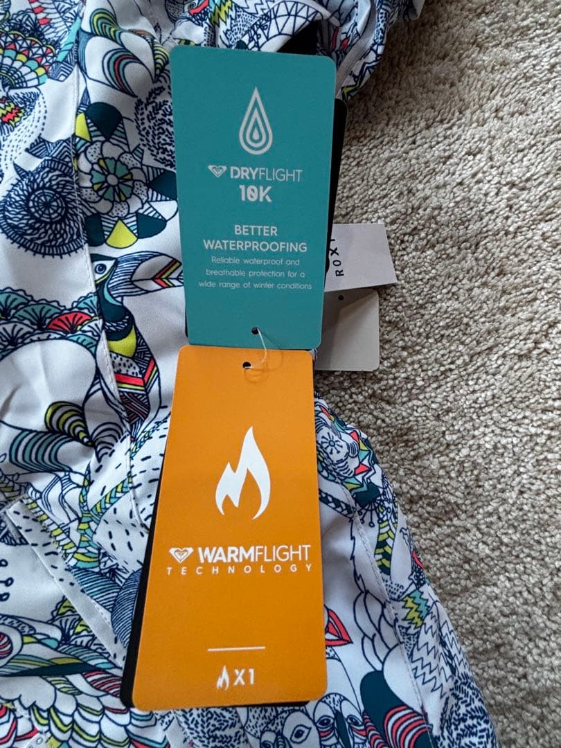 ROXY スノーボードウェア 女性用 花柄