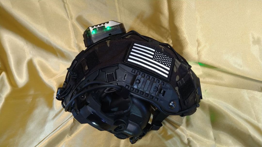 即使用可能EARMOR.M32PLUS他サバゲーブラック仕様ヘルメット★未使用品