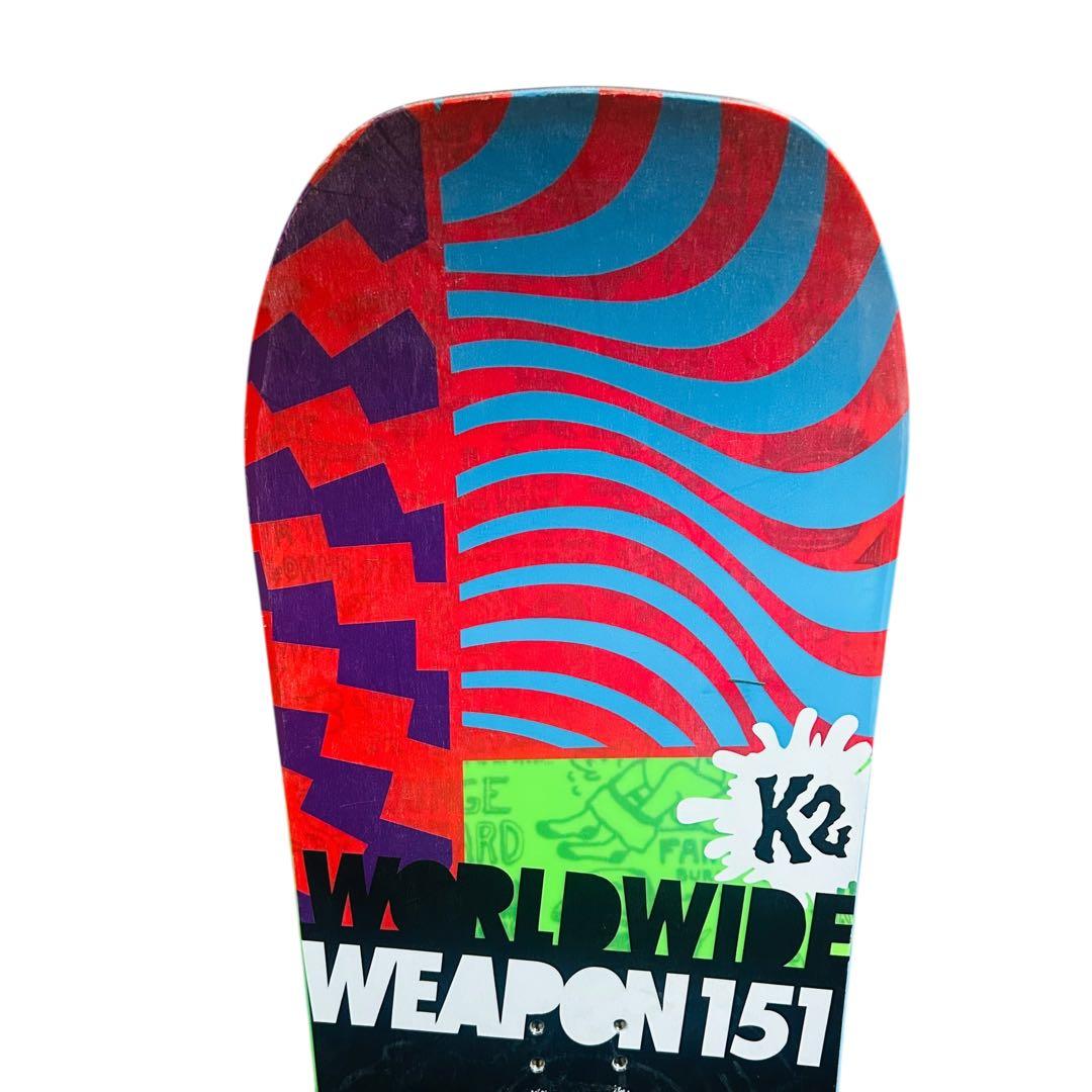 K2 WWW スノーボード 板 151cm ロッカー ツインチップ スノボ 美品