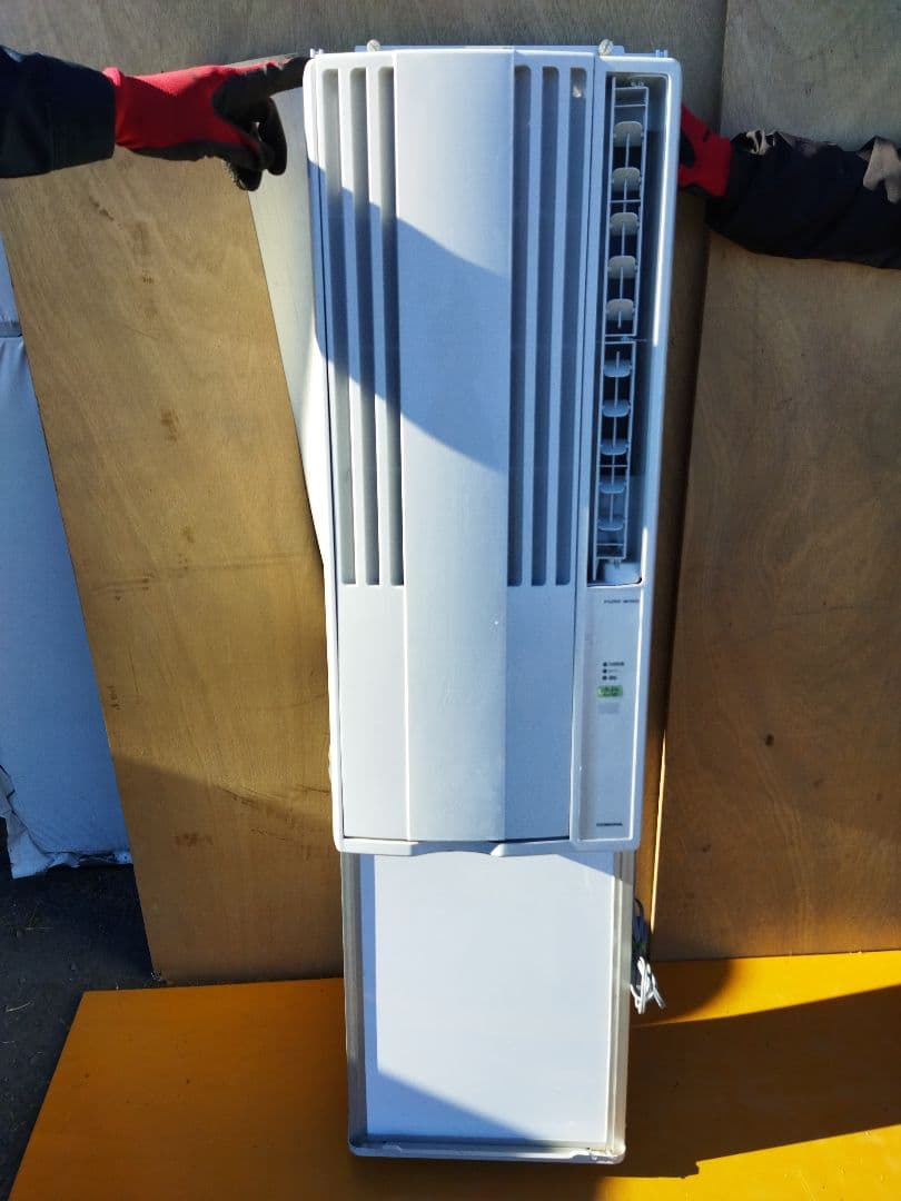 コロナ 窓用エアコン 2024年製 ウィンド形冷房専用 CW-16A4 リモコン
