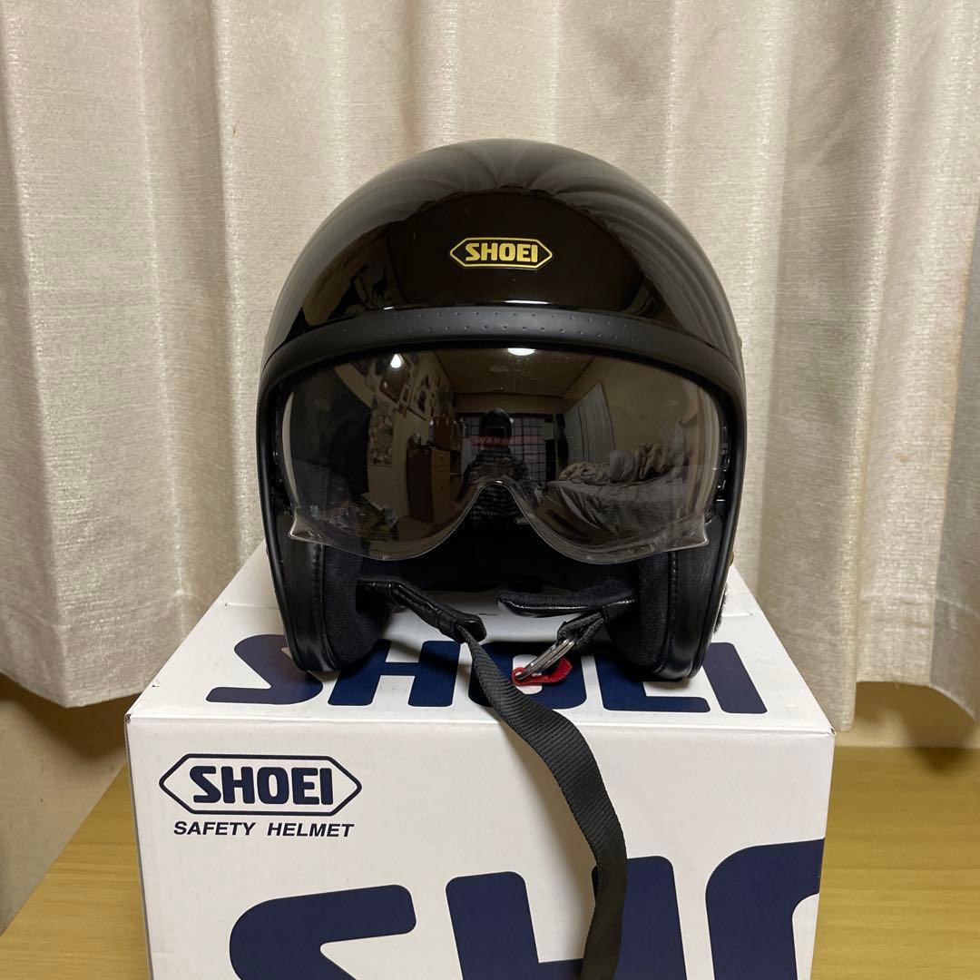 【美品】SHOEI ジェット ヘルメット J・O サイズL