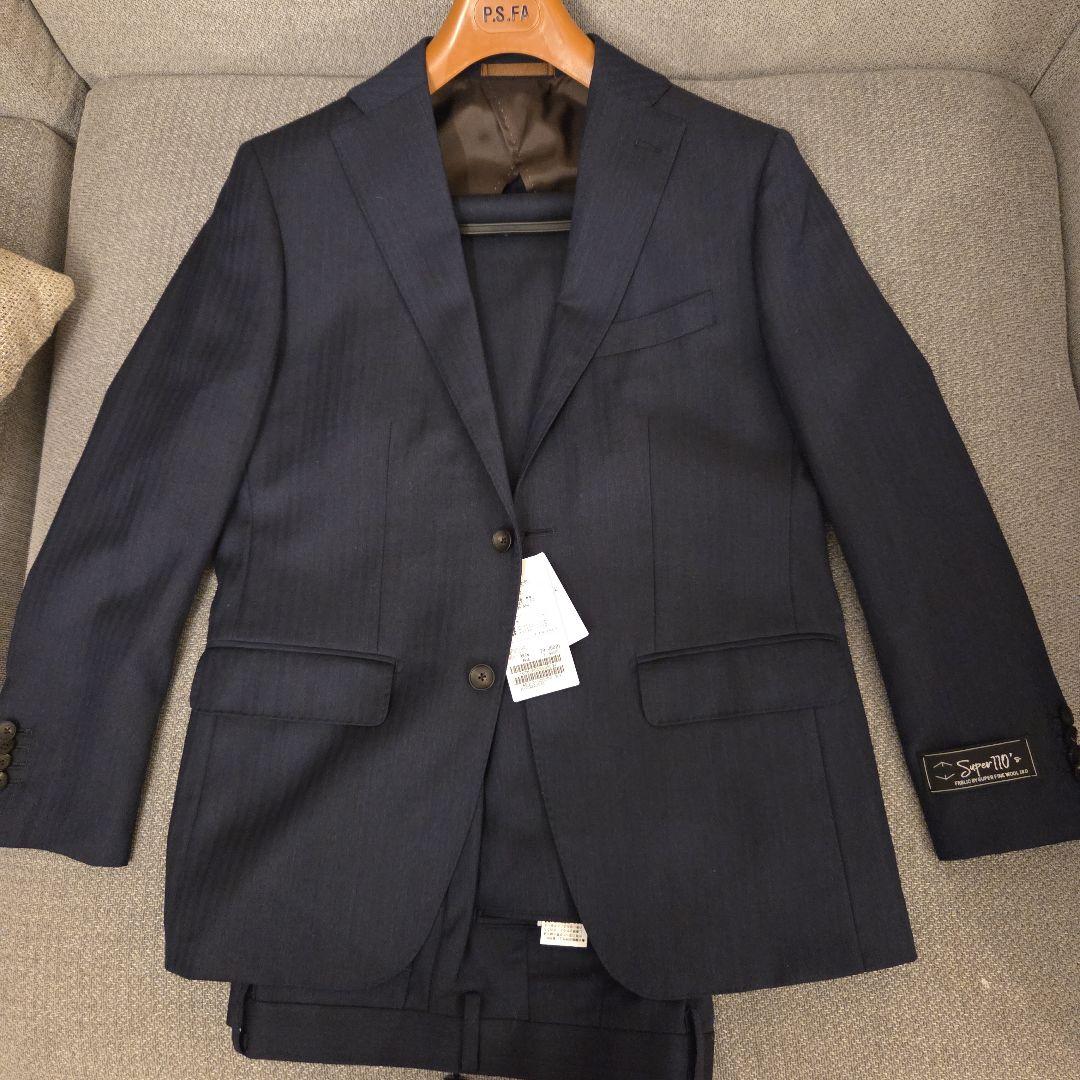 Perfect Suit Factoryネイビー ビジネススーツ AB4