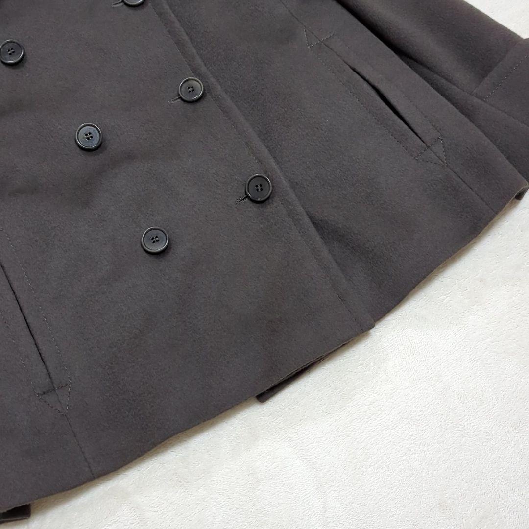 マックスマーラ 42 キャメルヘア ヌートリアファー ピーコート 白タグ