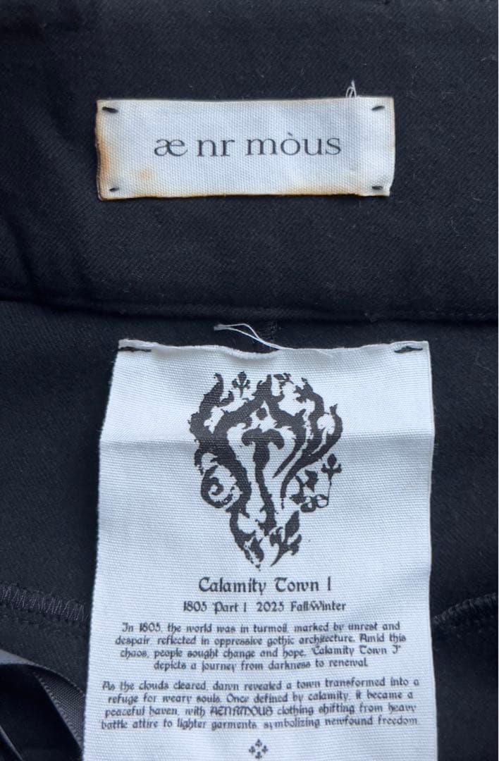 パンツ aenrmous AW25 Clod Trousers