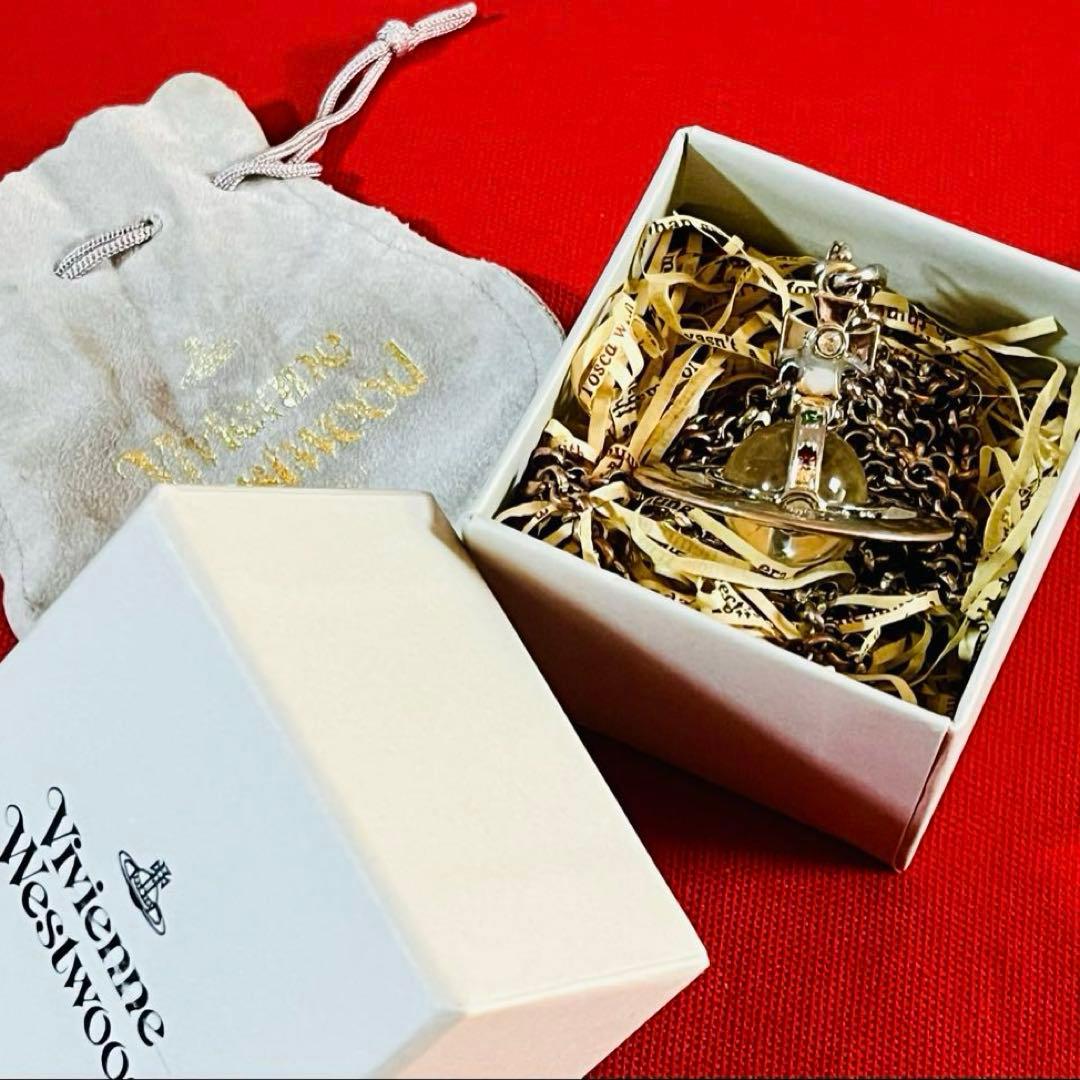 激レア✴︎旧型✴︎工房刻印入り✴︎ヴィヴィアンウエストウッド✴︎スモールオーブネックレス