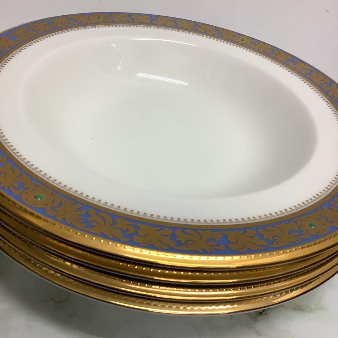 た*ん様 新品　ノリタケ　Noritake グランブロシェ 4枚　21.5 プレ