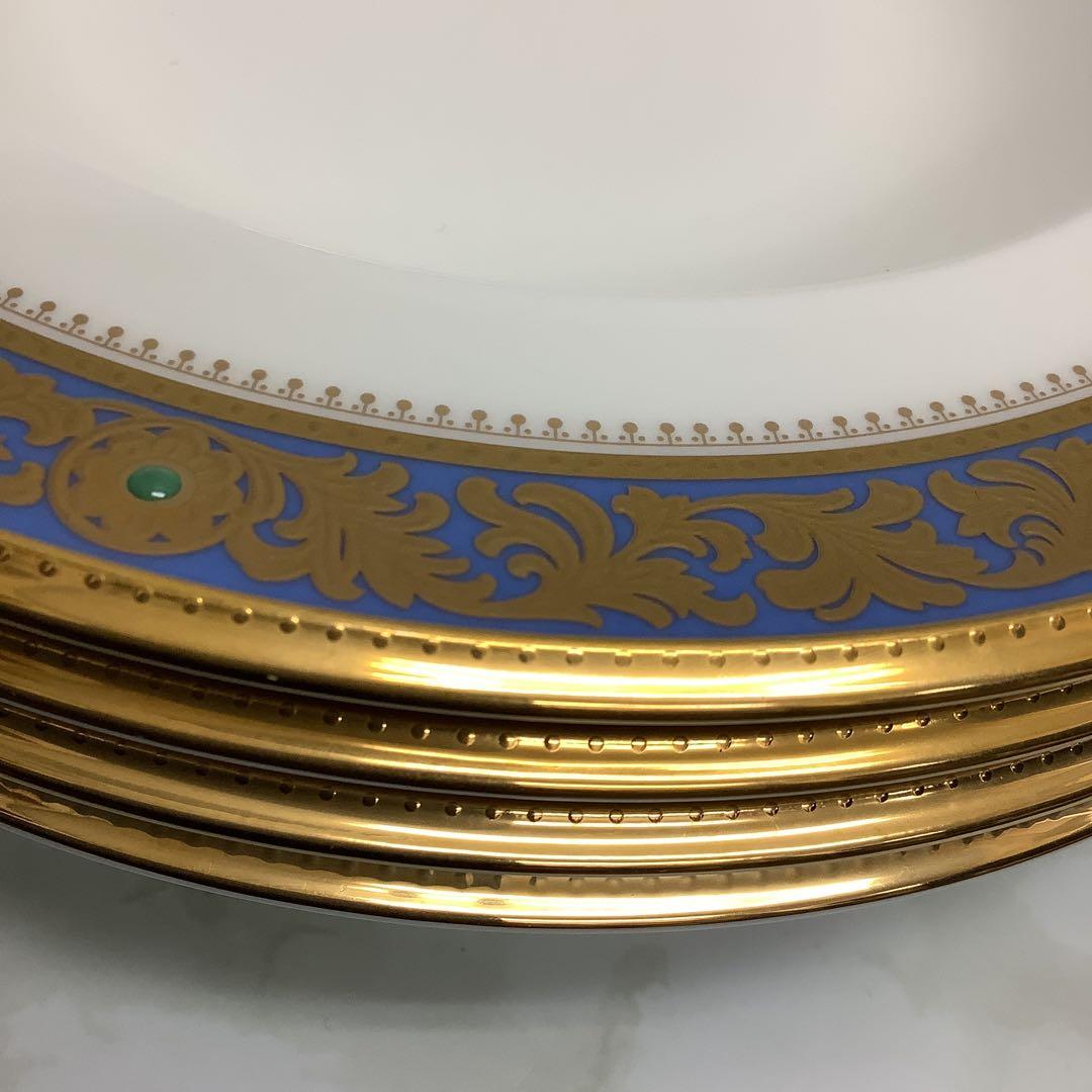 た*ん様 新品　ノリタケ　Noritake グランブロシェ 4枚　21.5 プレ