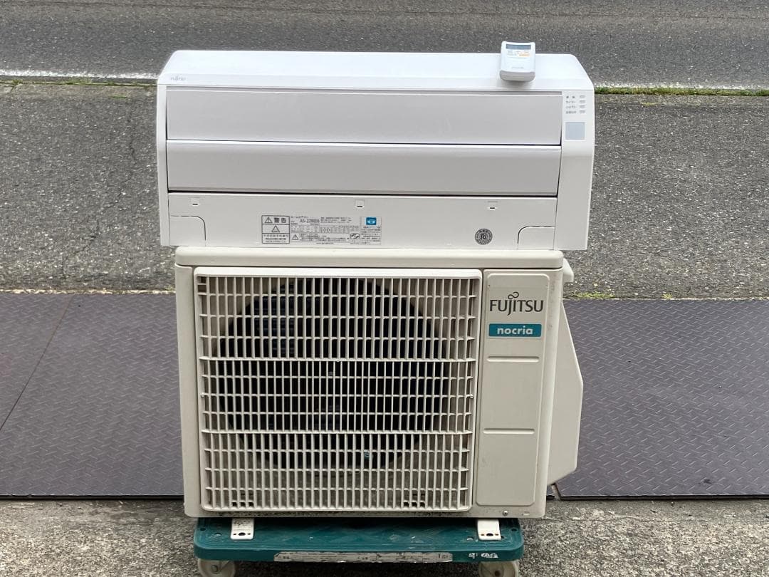 愛知岐阜/送料込★美品★富士通　2.2kWエアコン　AS-228EE6　18年製