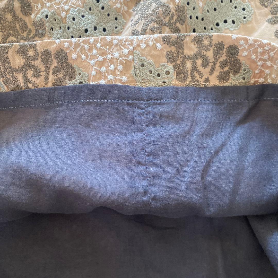 minä perhonen 花柄 刺繍ワンピース　120 130