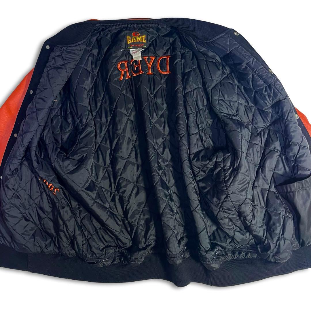 USA製 GAME Sportswear スタジャン 2XL 袖レザー