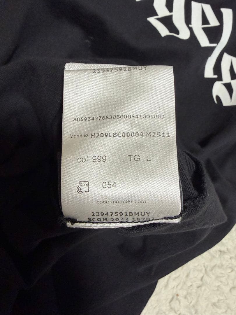 モンクレール×パームエンジェルス アーチロゴ Tシャツ　palm angels