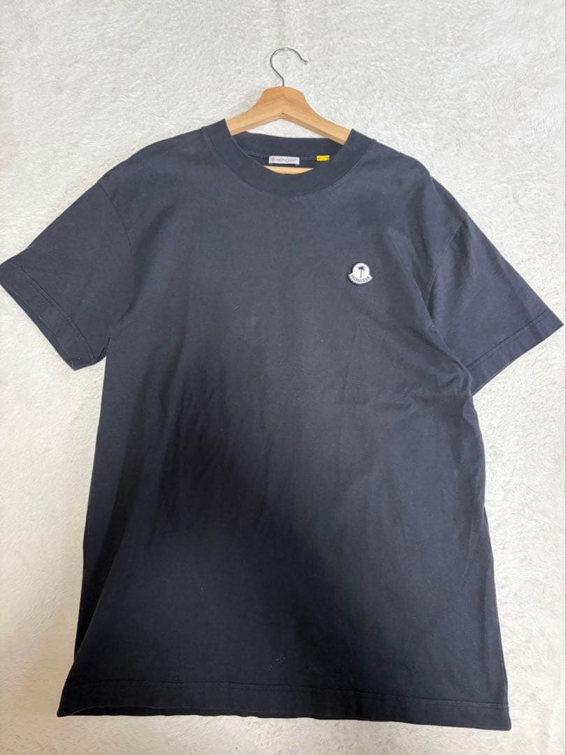 モンクレール×パームエンジェルス アーチロゴ Tシャツ　palm angels