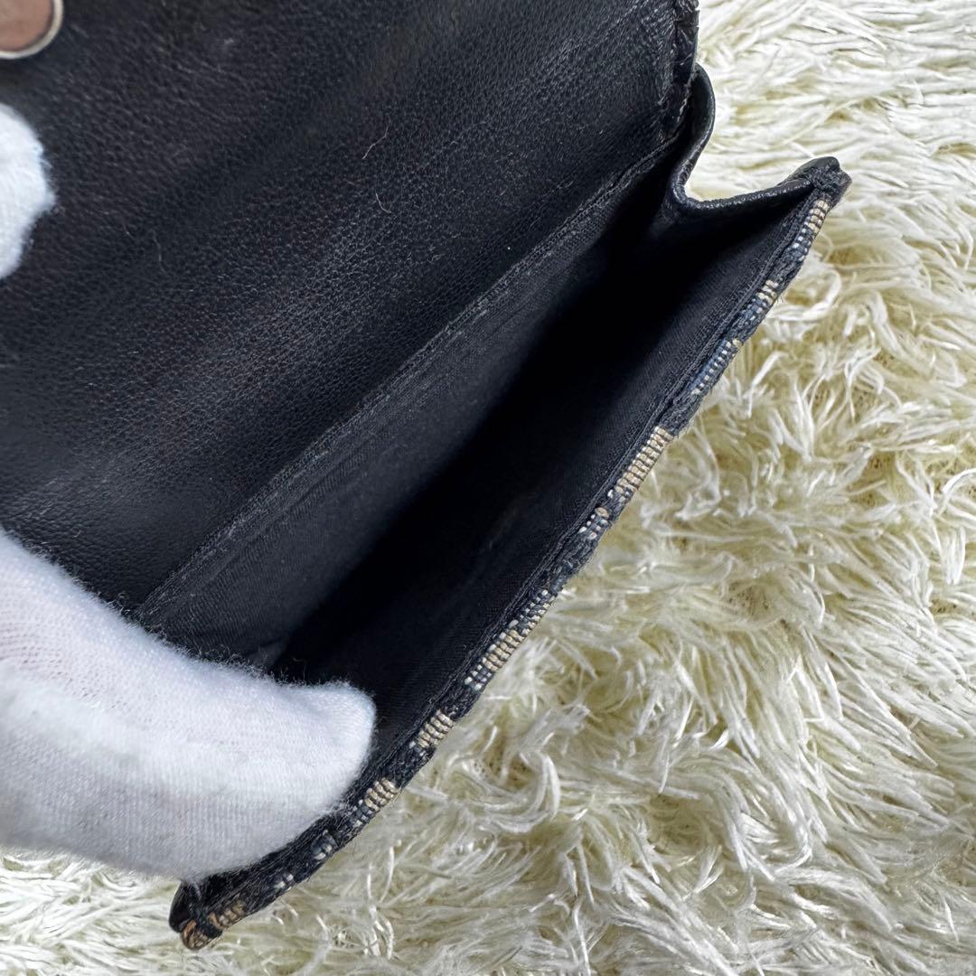 大人気✨ディオール　オム　三つ折り財布　ジャカードオブリーク　グレー