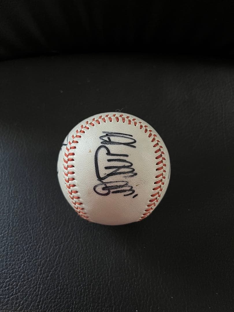 巨人寄せ書き直筆サインボール（長嶋、王、張本、高田）