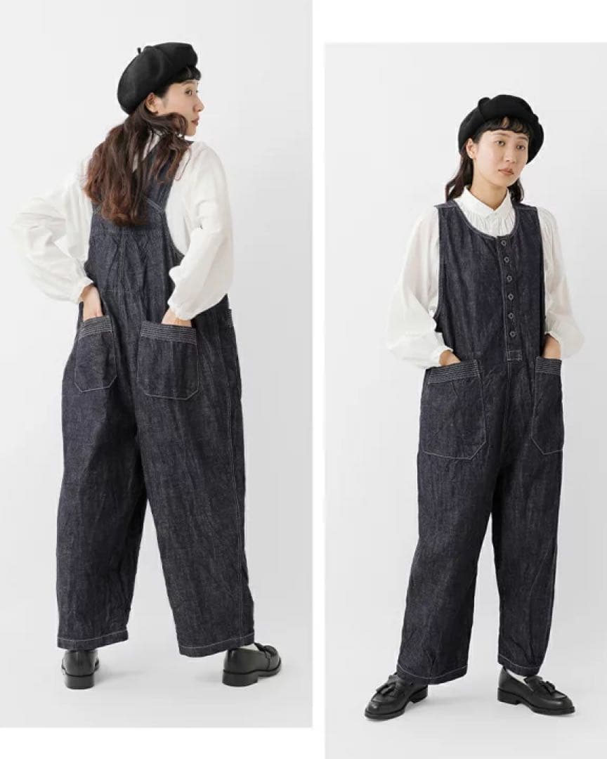 【新品未使用タグ付】【BROCANTE】トラヴァイユ サロペット