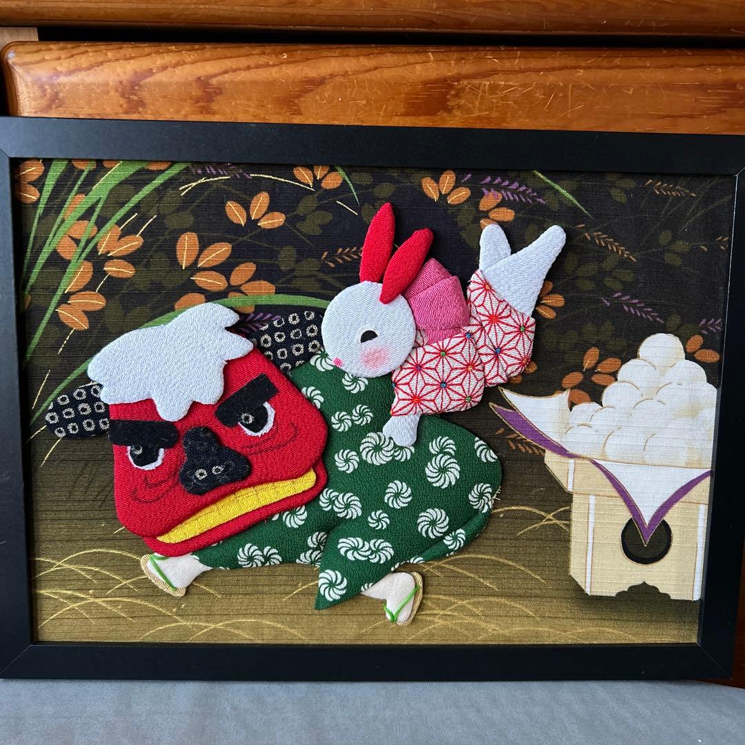 押絵額縁飾り　お正月ふーやん様3点専用