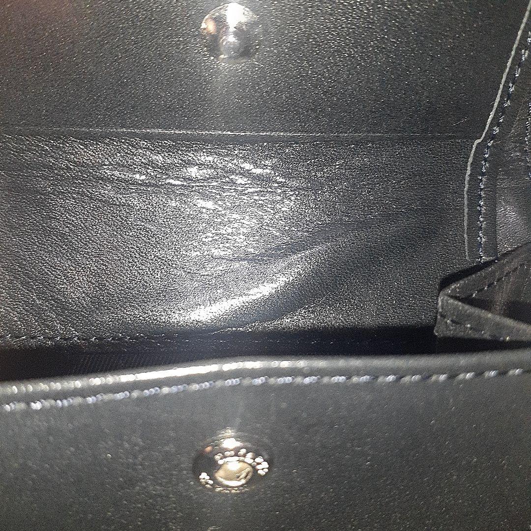 【aniary|アニアリ】アンティークレザー ウォレット Dark Navy