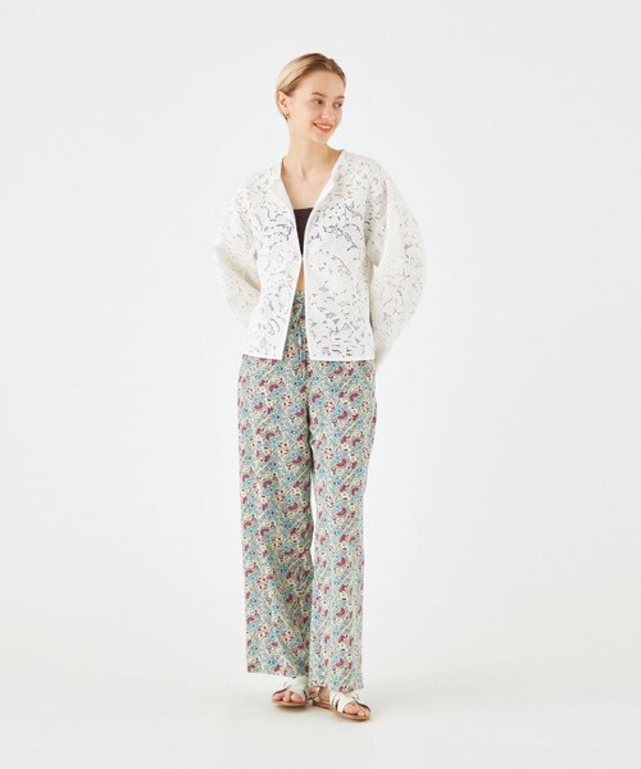 【専用】SOULEIADO コットンエンブロイダリー ブルゾン【M】