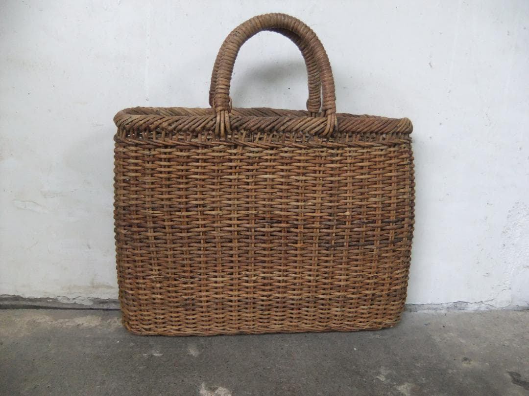 あけび　アケビ　並編み　31 籠 かごバッグ