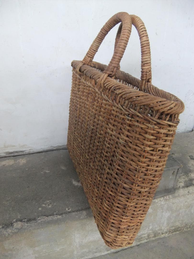 あけび　アケビ　並編み　31 籠 かごバッグ