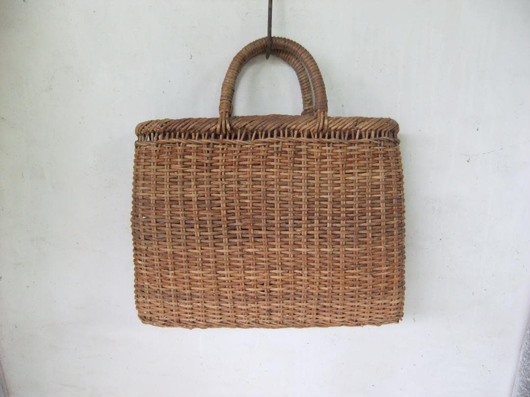 あけび　アケビ　並編み　31 籠 かごバッグ