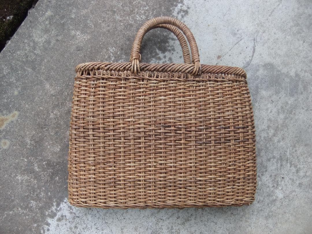 あけび　アケビ　並編み　31 籠 かごバッグ