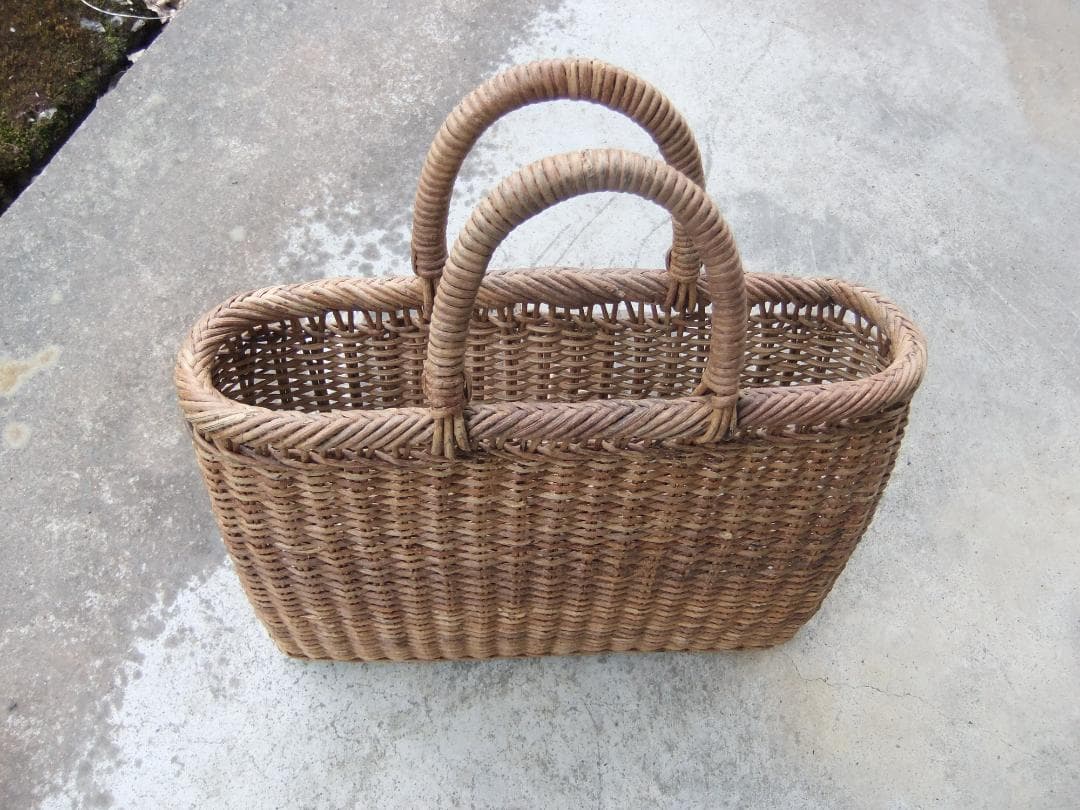 あけび　アケビ　並編み　31 籠 かごバッグ