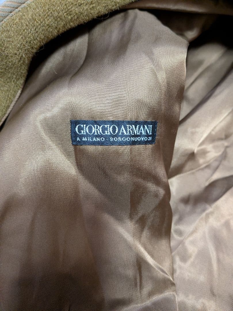 Giorgio Armani　ジョルジオアルマーニ　アルパカ ロング コート