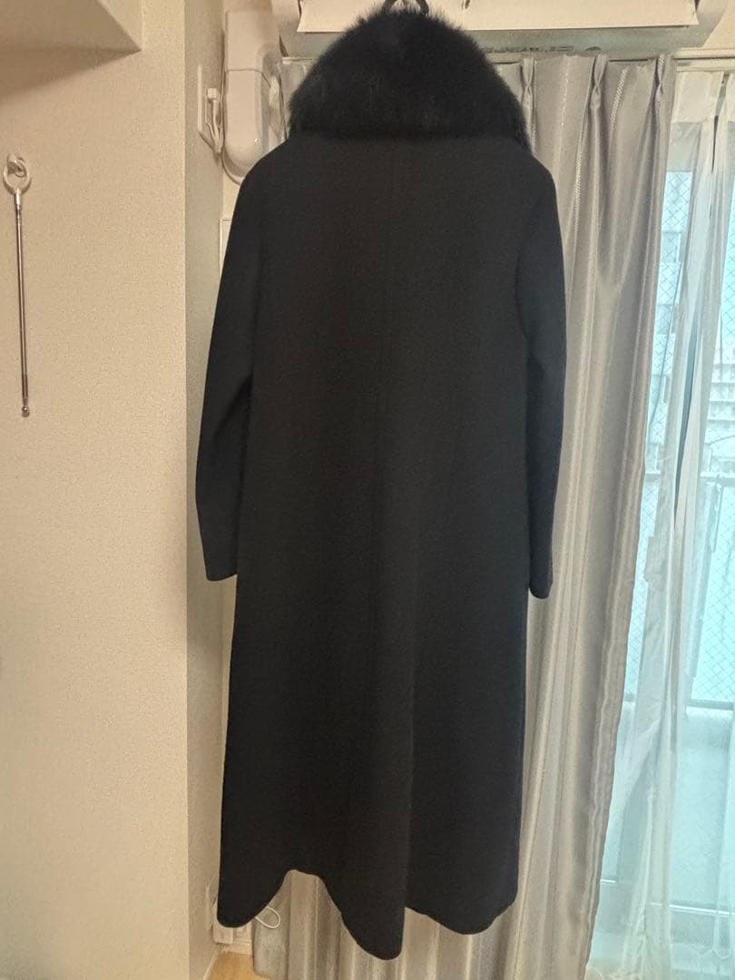 グレースコンチネンタル ダイアグラム ロングコート(フォックスファー)