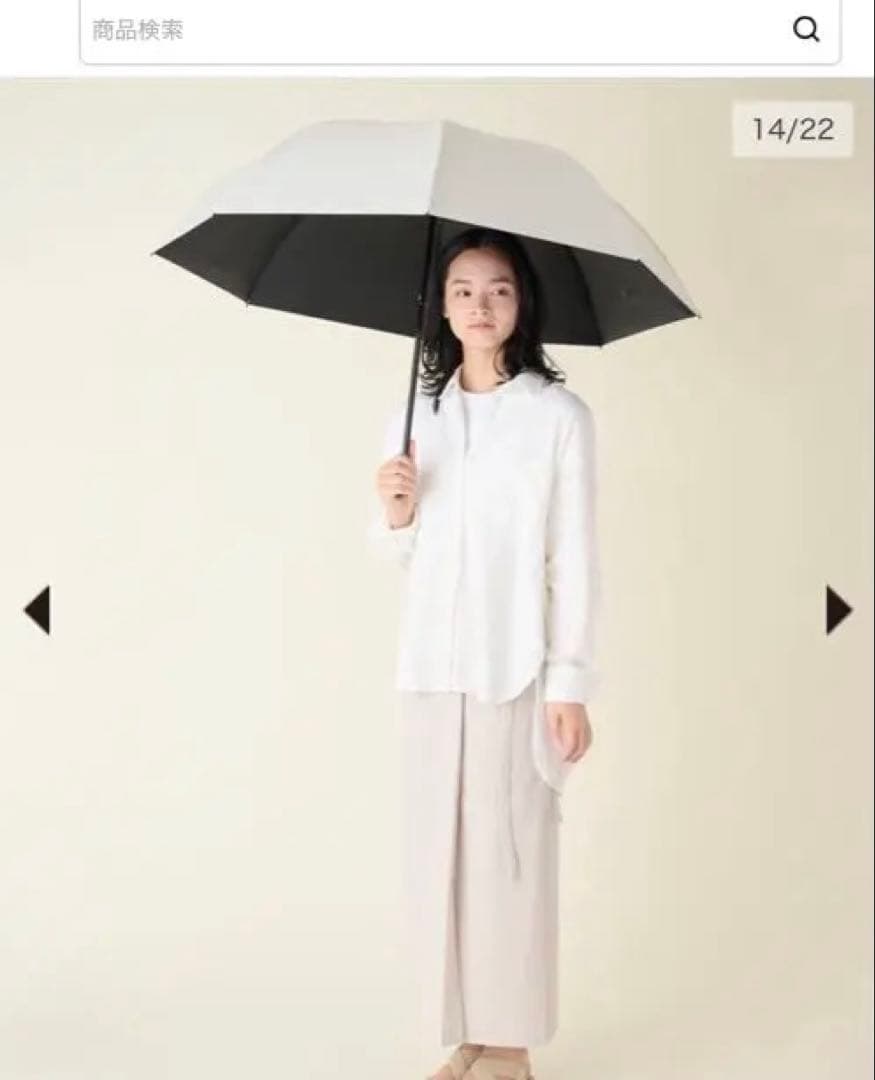 サンバリア 折りたたみ日傘 ２段折 大判 / moku 晴雨兼用