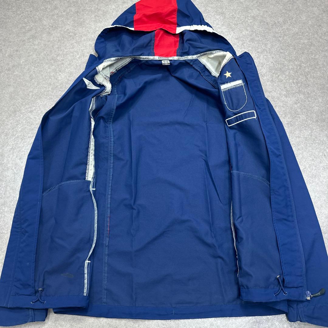 UMBRO アンブロ イングランド代表 アノラックパーカー ドローコード 刺繍